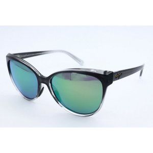 Maui Jim Olu Olu MJ 537-11A Grey Fade MAUI Sunglasses Green Polarized Lenses (B)